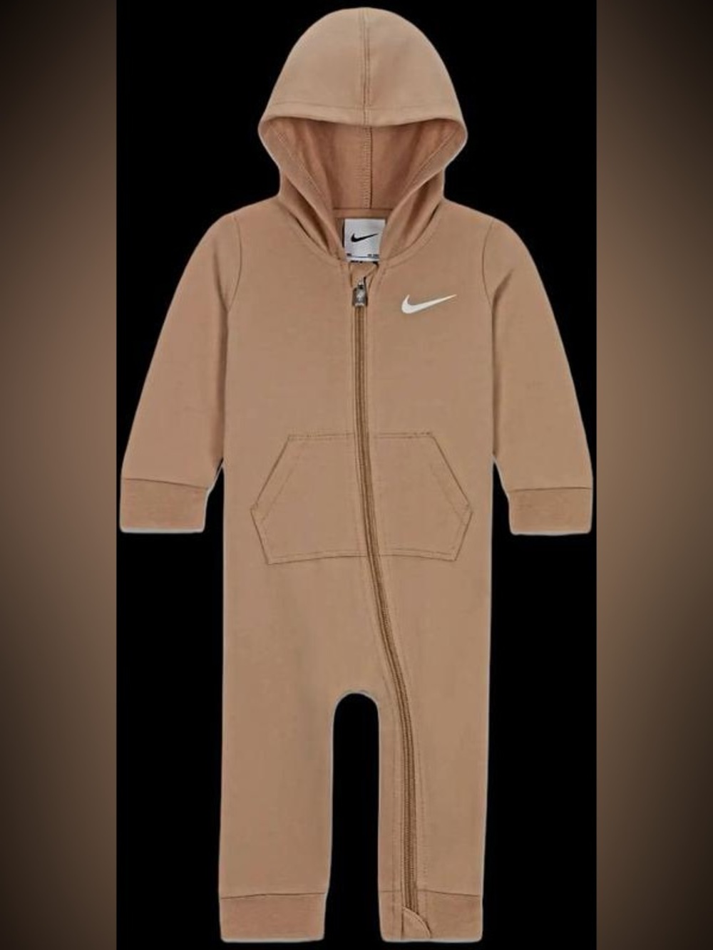 Nike Baby Full Zip One Piece Hoodie Suit Size 6M